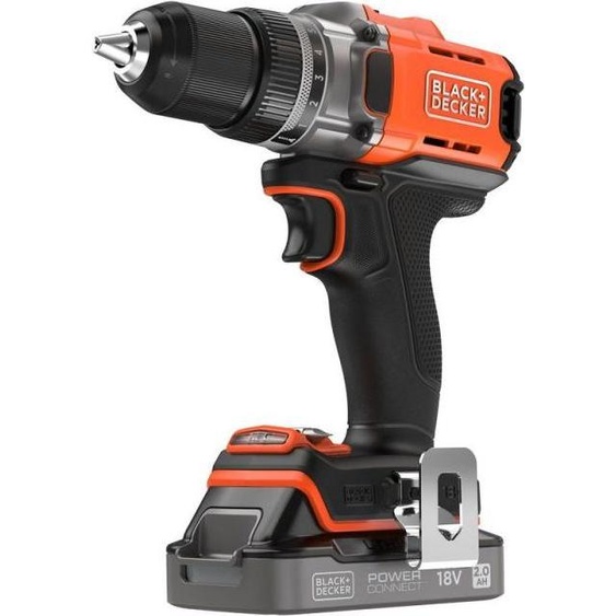 Black & Decker Akku-Bohrschrauber 18V 2x2Ah,2G,Kof