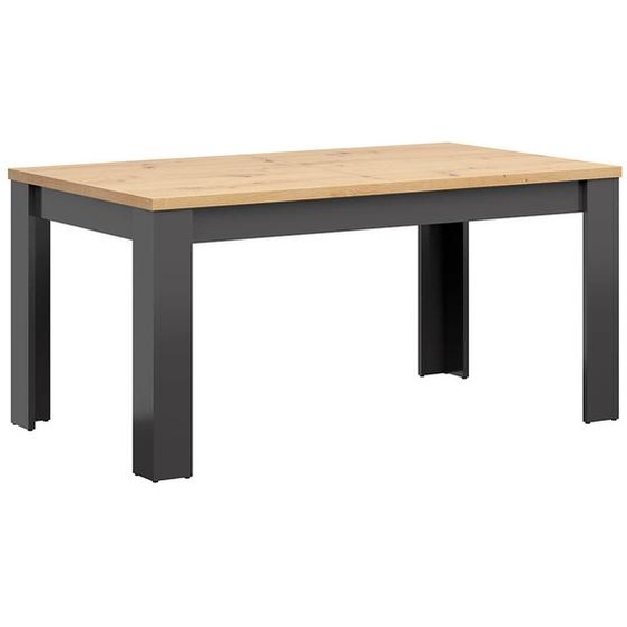 BLACK RED WHITE Rozkladací Stôl Hesen 160/200x90 Dub Artisan/Grafit