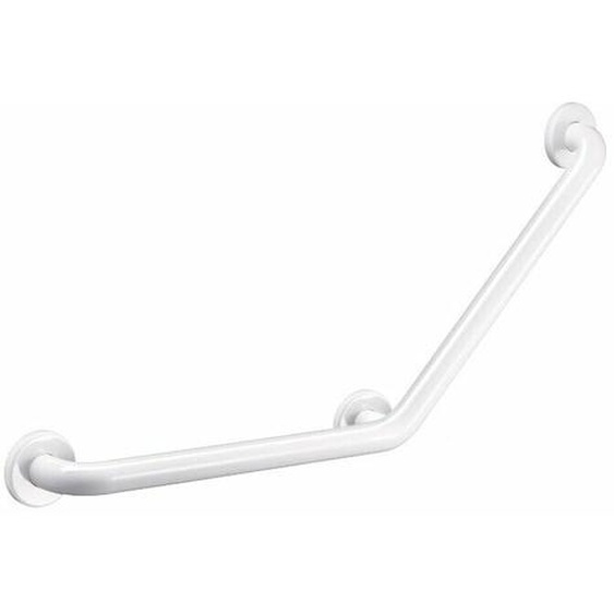 Ccykxa - Blanc) Barre dappui coudée Basic135°Accoudoir 45cm45cm 3 pieds