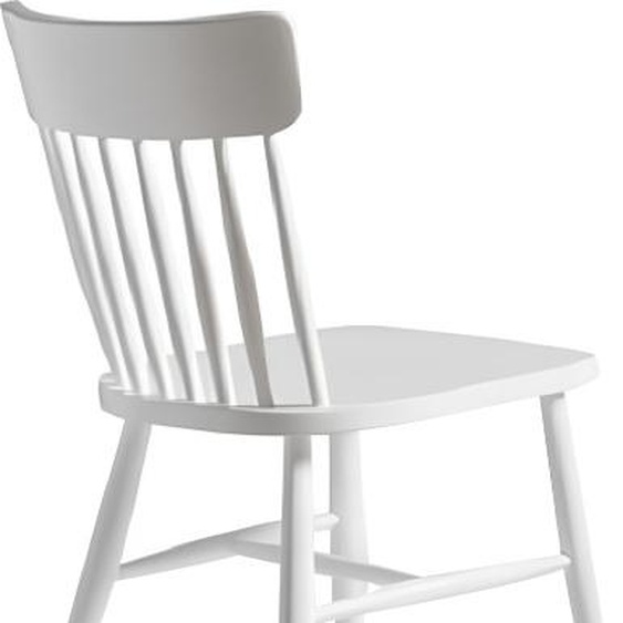 Blanc Chaise en bois Chaise de salle à manger Chaise de cuisine en bois Classique Chaise