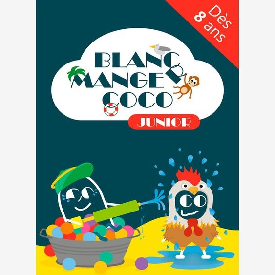 Blanc manger coco junior : la poule mouillée BLACK ROCK GAMES multicolore