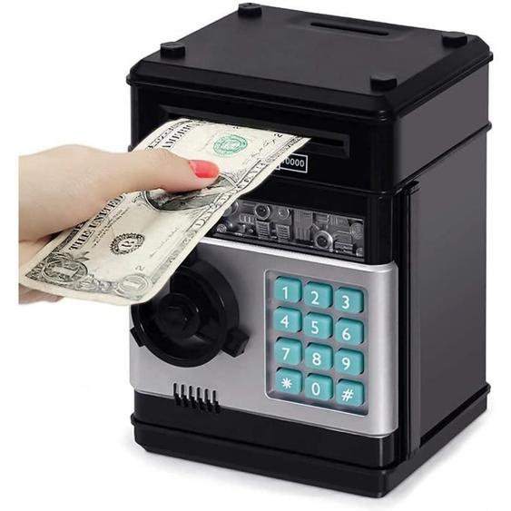 Blanc - Tirelire électronique avec mot de passe pour enfants, Boîte de dépôt de pièces de monnaie, Coffre-for