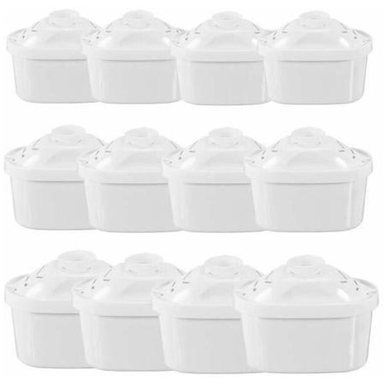 Bleosan - Cartouche Filtrante pour Carafe Pack 12, Filtres à eau Universel pour Brita Maxtra Carafe Filtrante Bouilloire