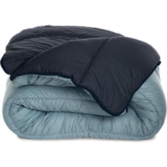Bleu Calin Couette Imprimée Chaude Microfibre Contraste 220x240cm