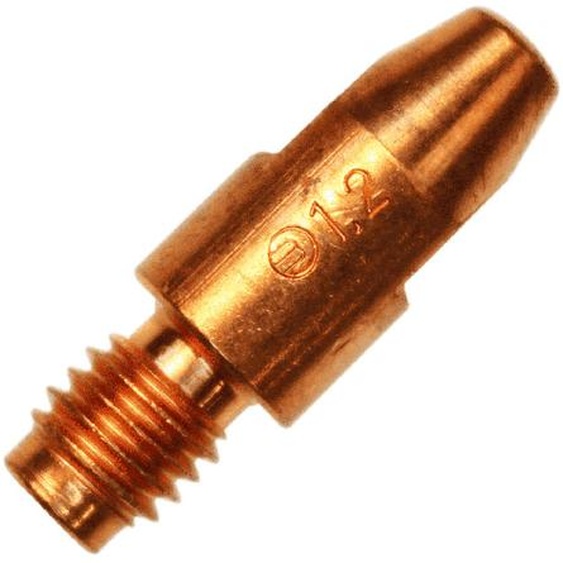 Blister de 10 tubes contact M6 1,2mm pour torche MB25 - ABICOR BINZEL - 140FR379