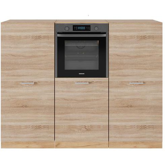 Bloc cuisine R-Line, 180cm sans PT, Sonoma/Chêne doré, , Vicco