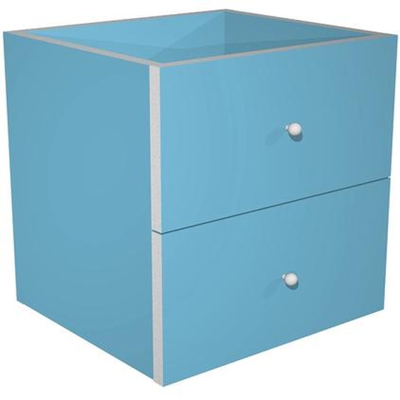 Bloc de 2 tiroirs Multicases Color - Bleu