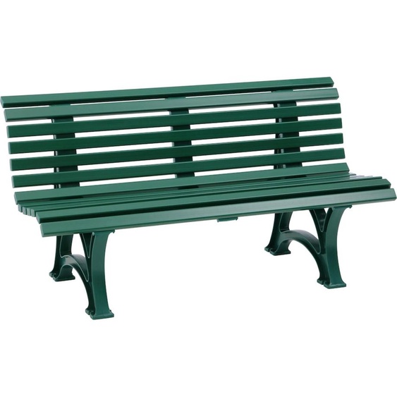 BLOME Banc Helgoland 150cm vert entièrement en plastique