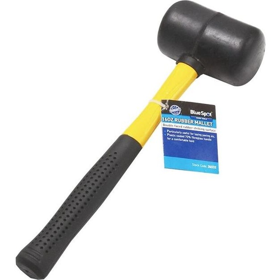 Blue Spot Tools - Maillet en caoutchouc en fibre de verre de 450g (16oz)
