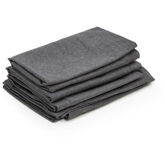 Housses de revêtement - BLUMFELDT - Titania Dining - 10 pièces - Polyester hydrofuge - Gris foncé chiné