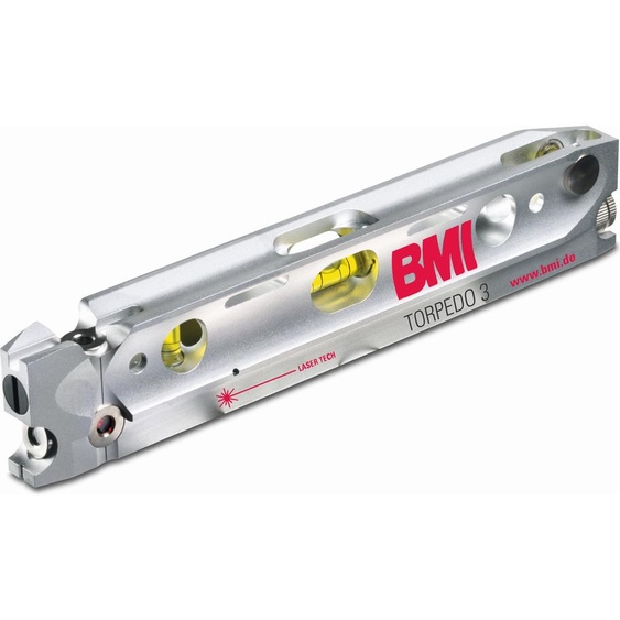 BMI Torpedo 3, 3 Strahl Laser, Laserwerkzeug, Alugehäuse, Reichweite 30 Meter