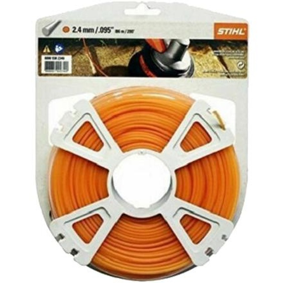 Bobine de fil rond diamètre 2,4 mm longueur 83 m - orange STIHL 0000-930-2340