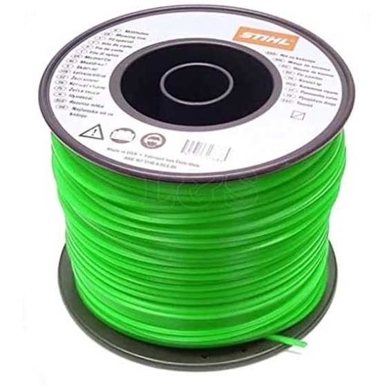 Bobine de fil rond diamètre 4 mm longueur 87 m - vert foncé STIHL 0000-930-3603