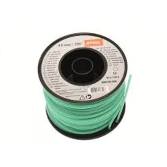 Bobine de fil rond diamètre 4 mm longueur 27 m - vert foncé STIHL 0000-930-3607