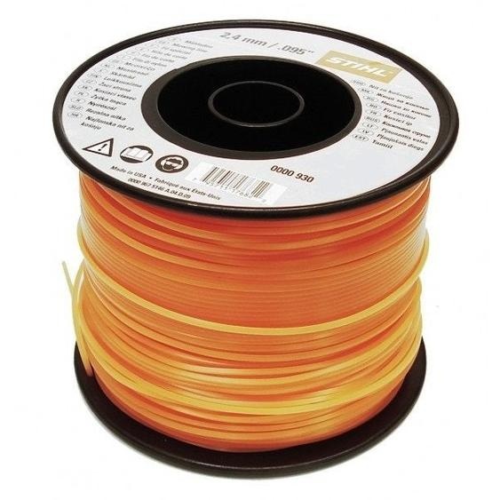 Bobine de fil rond diamètre 2,4 mm longueur 420 m - orange STIHL 0000-930-2247