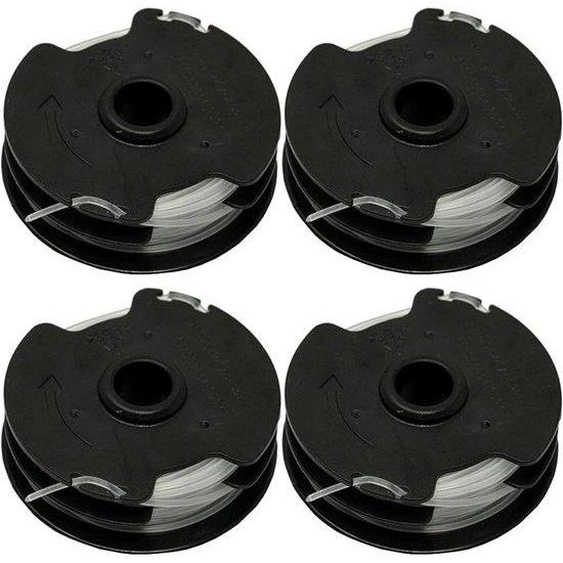 Bobines de coupe en métal - Pièces de rechange - pour tondeuses à gazon portatives - 4 pièces