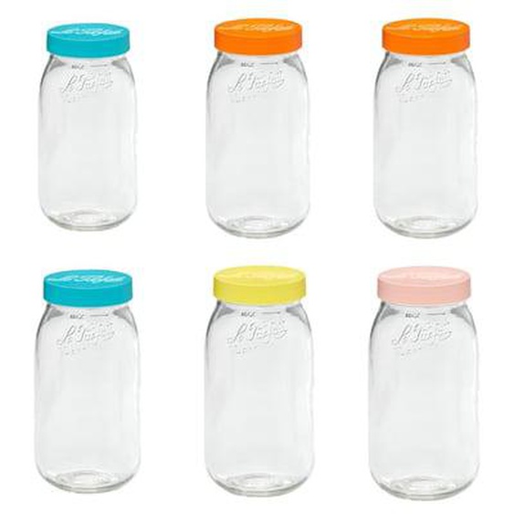 Bocal à vis Colors de  (lot de 6)