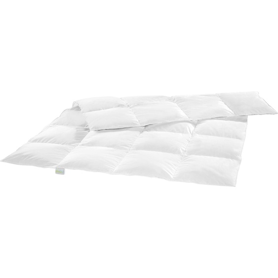 Bodyprotect - Couette en duvet, légère, 135 x 200 cm, 60% duvet / 40% plumes, couette à cassettes
