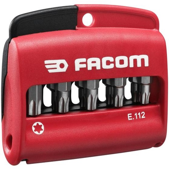 Boîte 10 embouts TORX + porte embout - FACOM - E.112PB