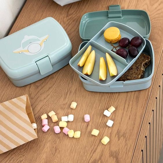 Boîte à goûter Tiny Outdoor LÄSSIG gris