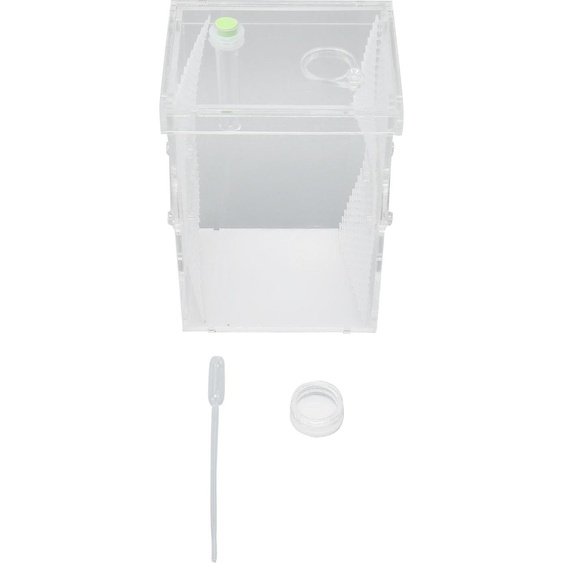 Boîte à insectes pour reptiles, mini-acrylique, haute transparence, boîte délevage hydratante, L