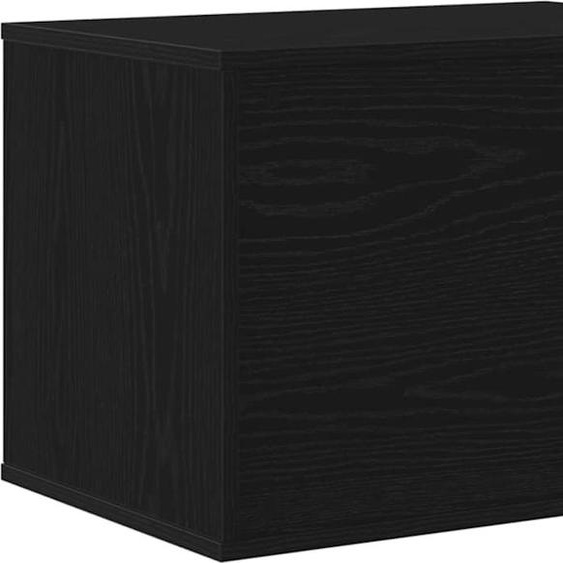 Boîte à litière Chêne noir 60 x 40 x 40 cm Bois composite