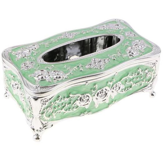 Boîte à Mouchoirs En Acrylique Couverture En Rectangle Style Européen Sliver Green Sharplace
