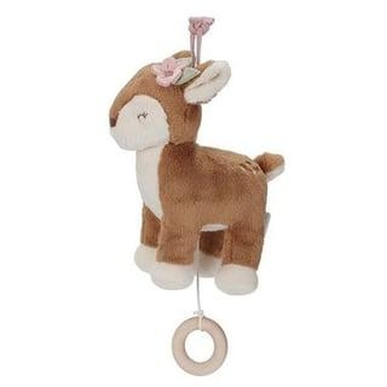 Boite a musique en peluche Faon - Fairy garden