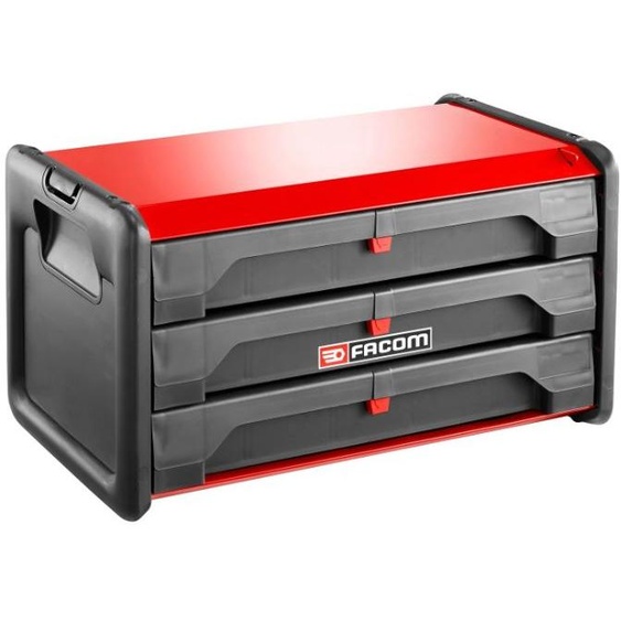 Boîte à outils bi-matière 3 tiroirs 430 mm FACOM BT.203