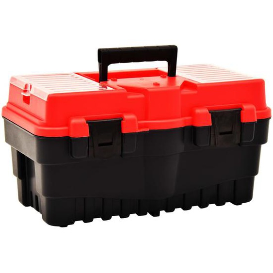 Boîte à outils Plastique 462x256x242 mm Rouge
