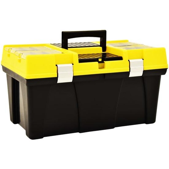 Boîte à outils Plastique 595x337x316 mm Jaune