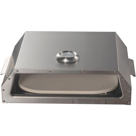Bighorn - Boîte à Pizza en acier inoxydable Four à pizza avec la plaque céramique pour barbecue de gaz de charbon ou de bois Ensembles de cuisson de