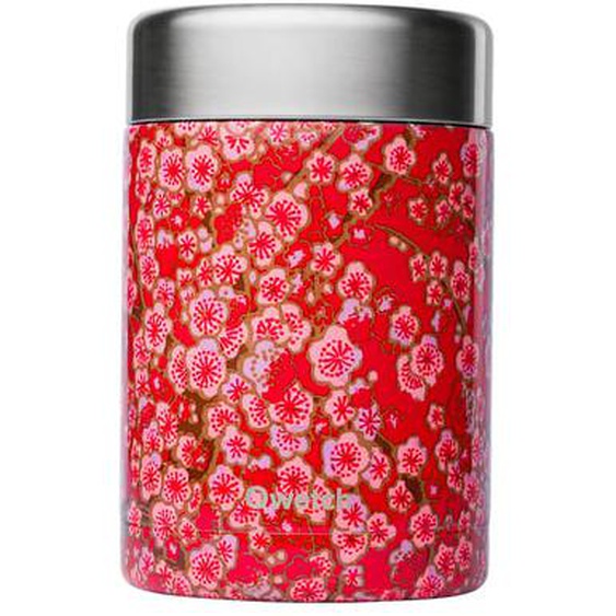 Boîte à repas isotherme Flowers rouge 650 ml