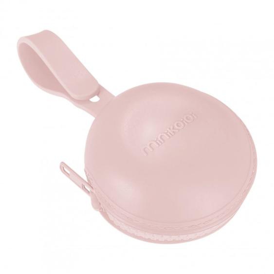 Boîte À Sucette Zippé En Silicone Rose