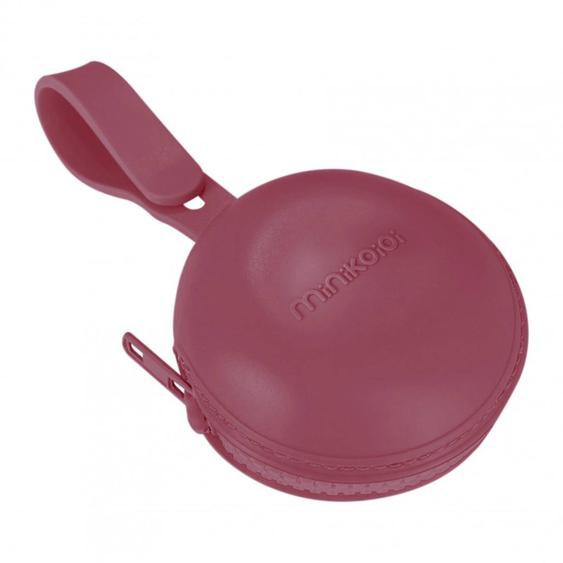 Boîte À Sucette Zippé En Silicone Terracotta