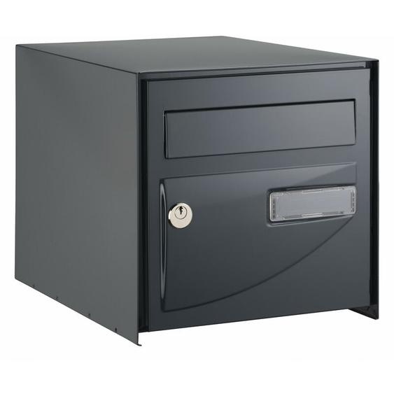 Boite aux lettres probat - double face - gris anthracite ral 7016 - l 302 x h 300 x p 410 mm