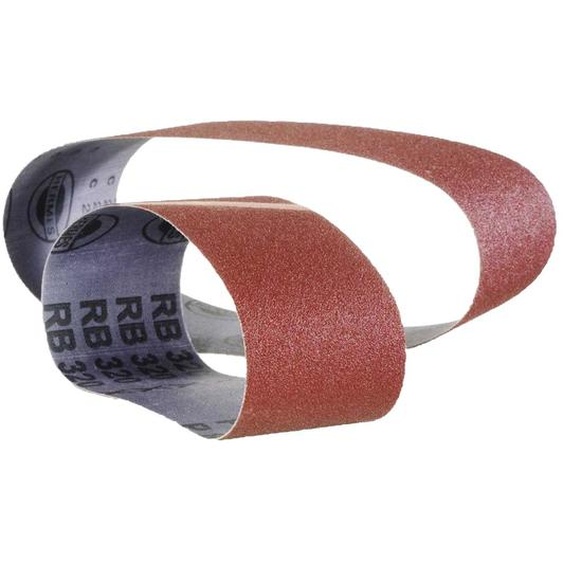 Boîte de 10 bandes en toile joint meulé pour ponceuses portatives HSB RB32220 G100 - HERMES - 19992