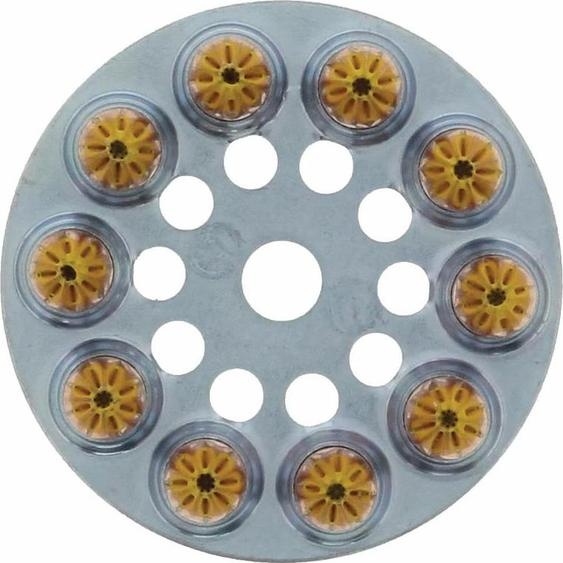 Boîte de 10 disques à 10 charges à poudre 6.3/10 moyenne Jaune SPIT - 031700