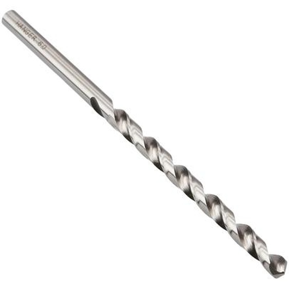 Boite de 10 forets à métaux longs HSS diamètre 8mm longueur 165mm - HANGER - 155581