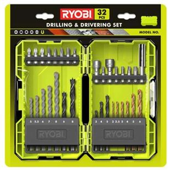 Boîte de 32 accessoires de perçage RYOBI