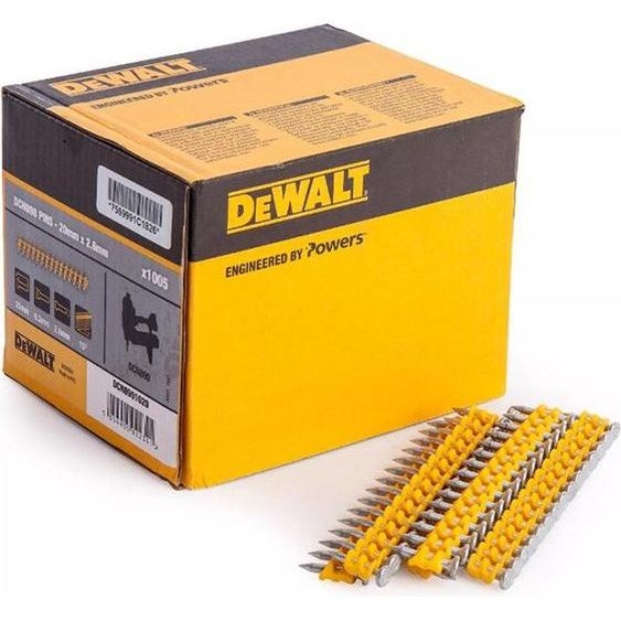 Boîte de 510 pointes béton standard pour cloueur 2.6x57MM - DEWALT - DCN8901057
