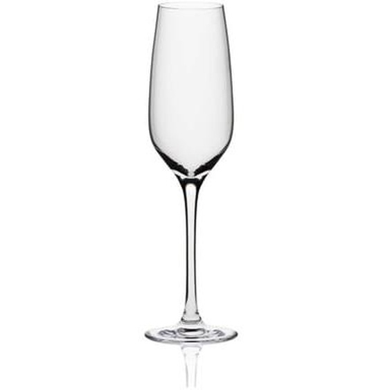 Boite de 6 flutes a champagne zenith en cristallin 19 cl