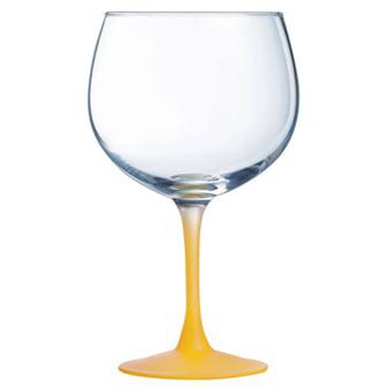 Boîte de 6 verres à pied Summer Pop 70 cl mimosa