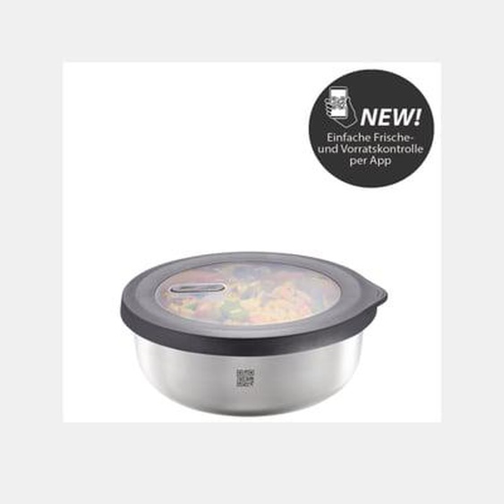 Boîte de conservation fraîcheur PROVIDO, circulaire, 1.000 ml (Contrôle de la fraîcheur et des stocks via application)
