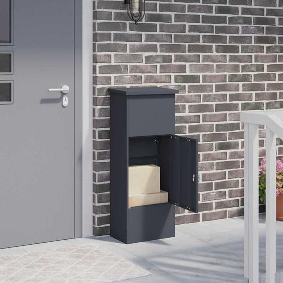 Boîte de dépôt de colis Anthracite 44,5 x 29 x 110,5 cm Acier