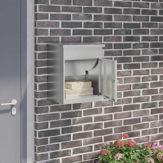 Boîte de dépôt de colis Noir 47,5 x 38 x 59 cm Acier galvanisé