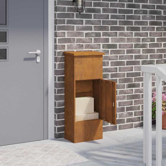 Boîte de dépôt de colis Rouillé 44.5 x 29 x 110.5 cm