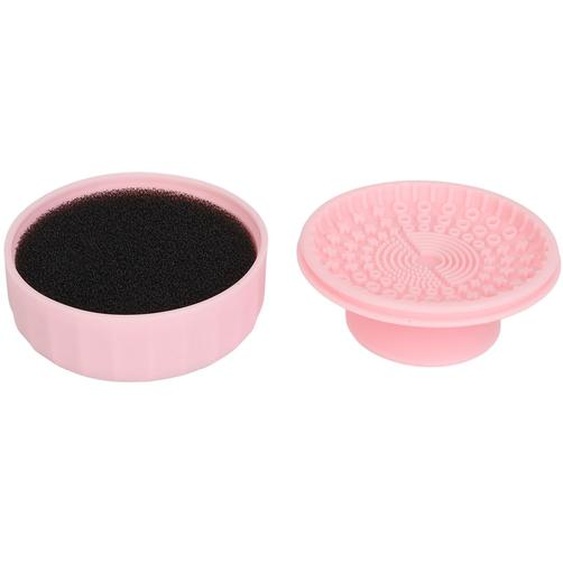 Boîte de nettoyage pour pinceaux de maquillage,Boîte de nettoyage pour pinceaux de maquillage,Nettoyeur de pinceaux de maquillage avec éponge pour enlever la couleur,Boîte de nettoyage pour pinceaux de maquillage en silicone,Boîte de nettoyage pour