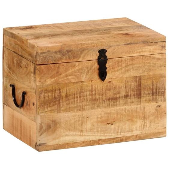 Boîte de rangement 39x28x31 cm Bois massif dacacia
