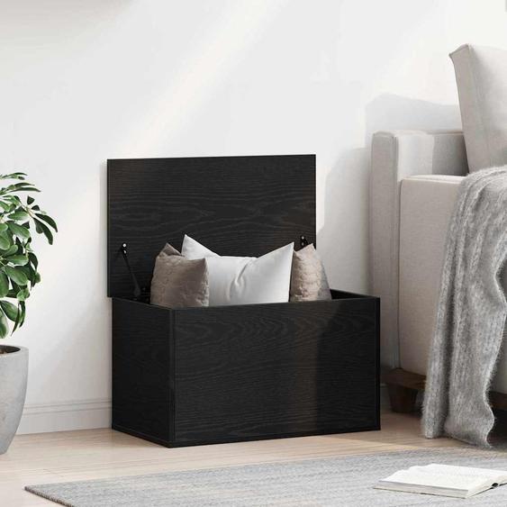 Boîte de Rangement Chêne noir 60 x 35 x 35 cm Bois dingénierie